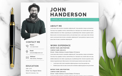 John Handerson / šablona životopisu