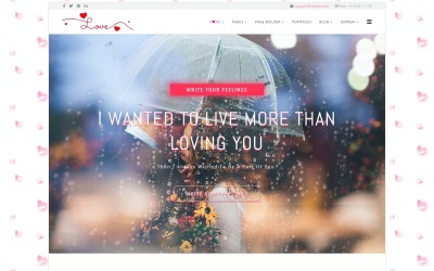 Romantic Love Joomla 4 Template