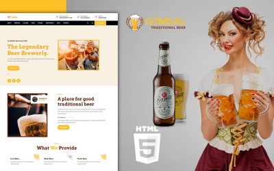 Gospal Craft Bira Bira Fabrikası Açılış Sayfası Şablonu