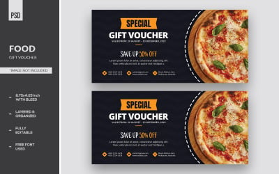 Pizza Gift Voucher Templates