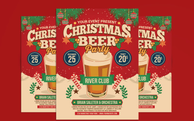 Panfleto de Festa de Cerveja de Natal