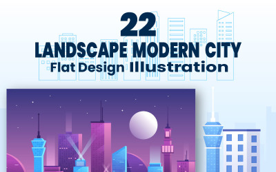 22 Arquitectura Paisaje Edificios e Ilustración Inmobiliaria