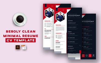 Beroly | Clean &amp;amp; Minimal Resume/CV Template