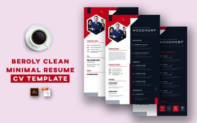Beroly | Plantilla de CV / CV limpia y mínima