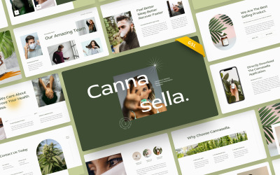 Cannasella – Konopí a lékařská marihuana Google Slide Template