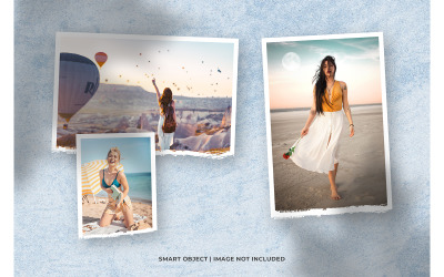 Cestování Summer Photo Mockup PSD šablony