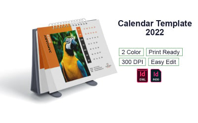 Desk Calendar Design Template