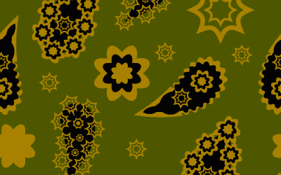 Floral Pattern Paisley Style