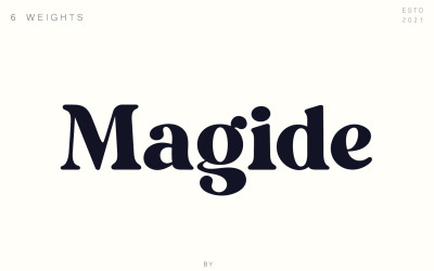 Magide – Moderne Serifenschrift