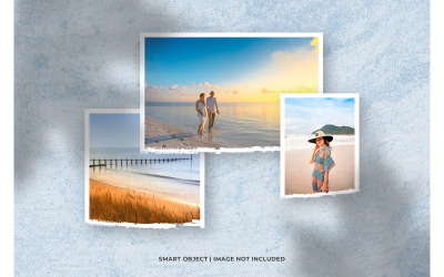 Modelli PSD di mockup di foto di viaggio