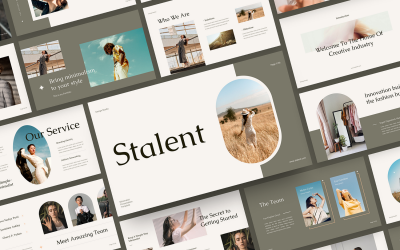 Stalent – Minimalista Google Diasablon
