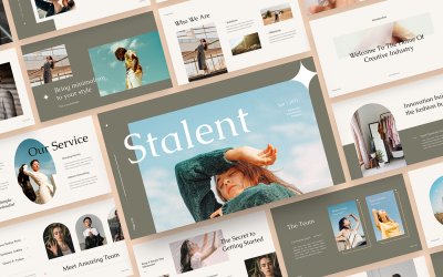 Stalent - Modello di Keynote minimalista