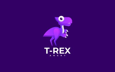 Stile del logo sfumato T-Rex