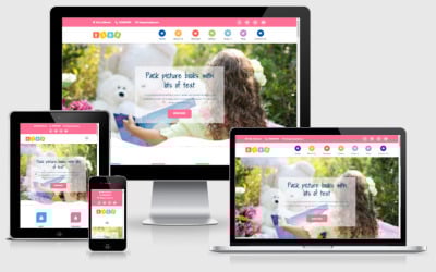 Creativ Preschool Pro - Tema per bambini pulito e moderno