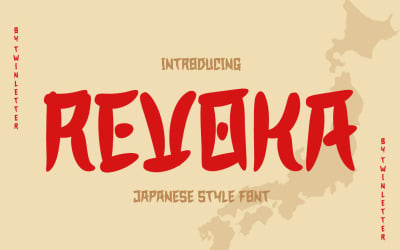 REVOKA - Carattere in stile giapponese