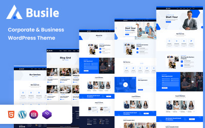 Busile – Vállalati és üzleti WordPress téma