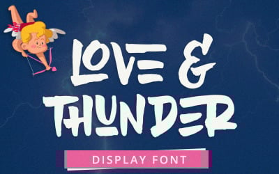 Love &amp;amp; Thunder - Police d&amp;#39;affichage
