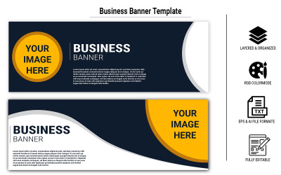 Business Banner Template for Social Media