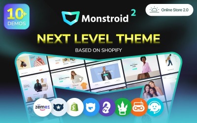 Monstroid - Thème minimal des sections Shopify polyvalentes