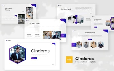 Cinderas — Company Profile Google Slides Template