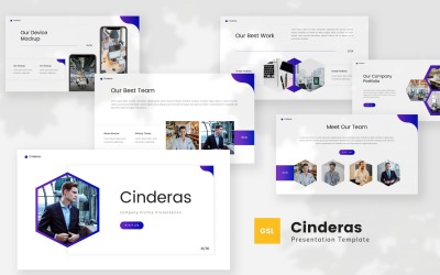 Cinderas – Vállalati profil Google Diák sablon