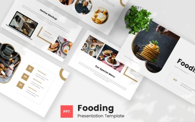 Fooding - Шаблон PowerPoint для еды