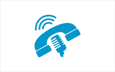 plantilla de vector de grabadora de teléfono