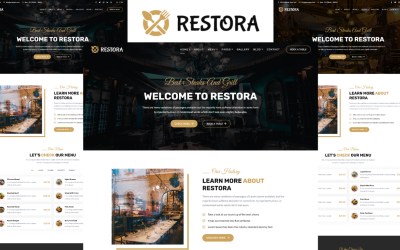 Restora - 餐厅 HTML5 模板