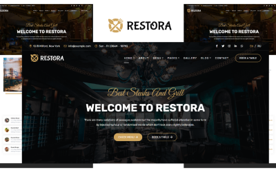 Restora - 餐厅 HTML5 模板