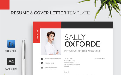 Resume &amp;amp; Cover Letter Template 1.45
