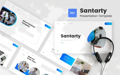 Santarty - Pitch Deck Keynote Şablonu