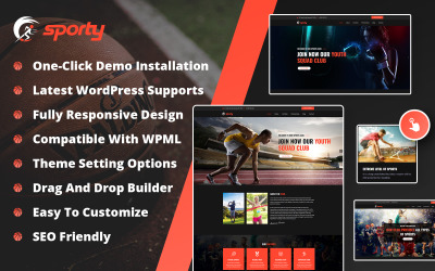 SPORTY - Spor Kulübü WordPress Teması