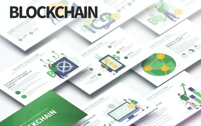 БЛОКЧЕЙН - Слайды с инфографикой PowerPoint
