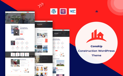 Conskip - Tema de WordPress para construcción y renovación