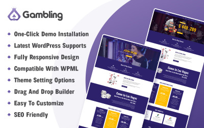 Gambling - Casino and Gambling WordPress Theme