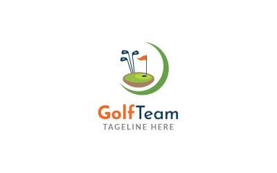 Golf Blog Logo Design Template