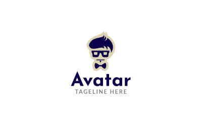 Plantilla de diseño de logotipo de Avatar