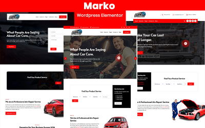 Tema de WordPress para Mecánico y lavado de autos de Marko