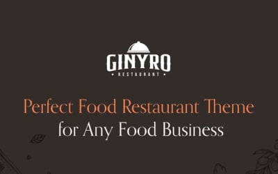 TM Ginyro - Thème Prestashop pour restaurant gastronomique