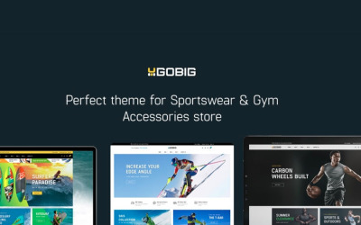 TM Ygobig - Sportruházat és kiegészítők Prestashop téma