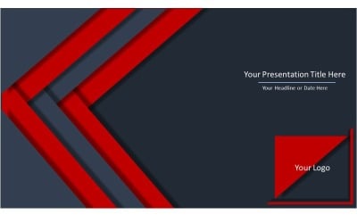 Elegant  Interference PowerPoint Template