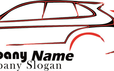 Elegante logo della concessionaria di auto