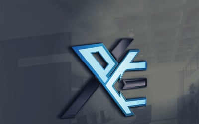 Logotipo de juegos PXE (letra PXE)