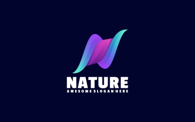 Abstract Gradient Color Logo