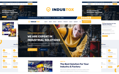 Industox - 工厂和工业 HTML5 模板