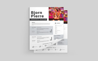 Plantilla de CV de Bjorn Pierre