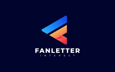 Spela Letter Gradient Logo Style