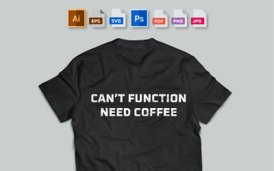 Tekstbasis T-shirtontwerp Vector