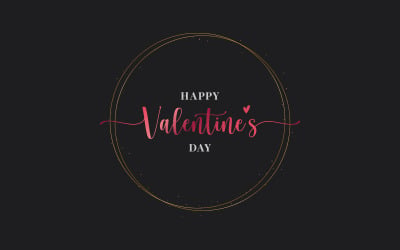 Valentines Day Rounded logo.
