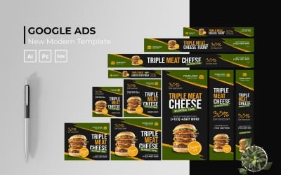 Burger Promo Google Ads Template